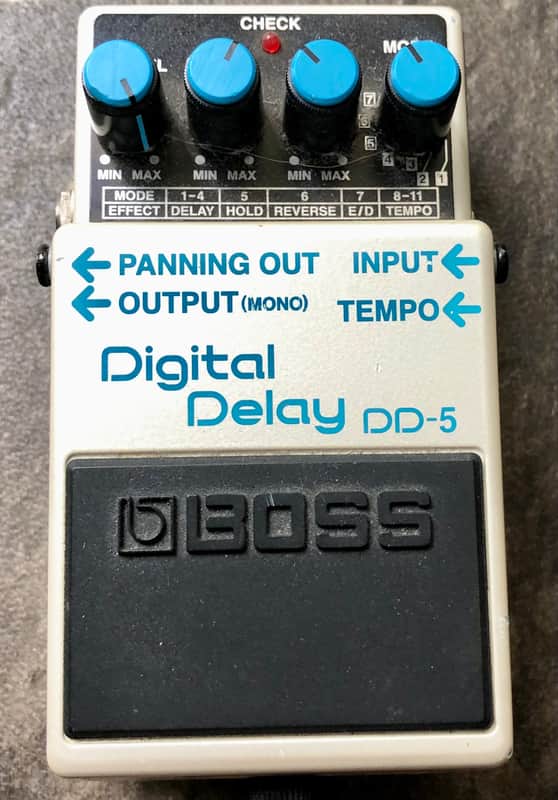 Boss DD-5 Digital Delay (Pink or Dark Gray Label) 1995 - 2003 - White image 1