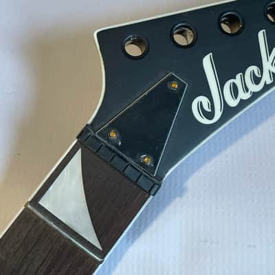 2020's Jackson JS32T Series Bound Pointy Guitar Neck Standard Nut 24 Fret Sharkfin image 5