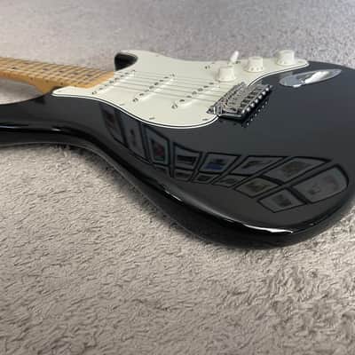 Fender Player Stratocaster MIM 2021 75th Anniversary Black Maple FB Strat Guitar image 4