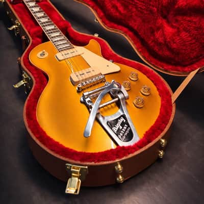 2018 Gibson Les Paul Goldtop P-90 w/ Bigsby – with Original Hard Shell Case image 1