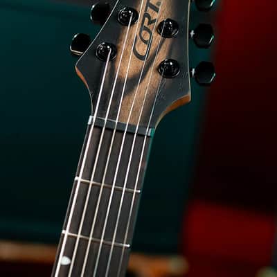 Cort KX500-NBB KX Series Pale Moon Ebony Top Roasted Maple D Shape Neck 6-String Electric Guitar image 8