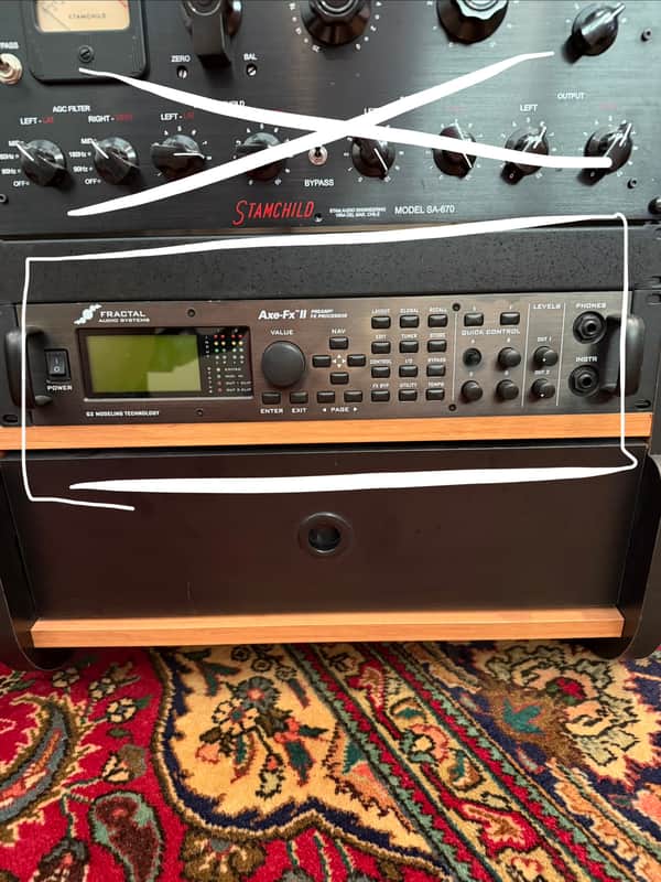 Fractal Audio Axe-FX II 2011 - 2012 - Black image 1