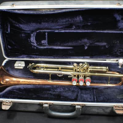 A Beautiful Conn Director Shooting Stars Tri-Color Bb Trumpet in it's Original Case   # 22 T image 1