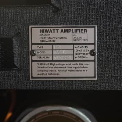 HiWatt Custom 20 Combo owned by Noel Gallagher image 5