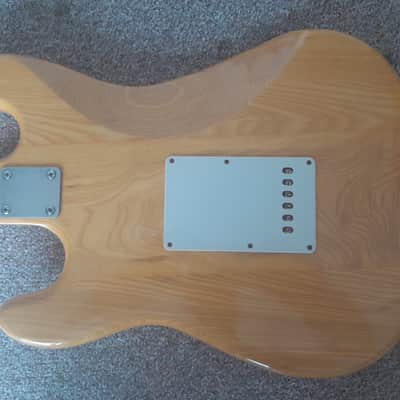 AlfaTone Stratocaster 1970s - Natural Hinoki VG Cond RARE image 10