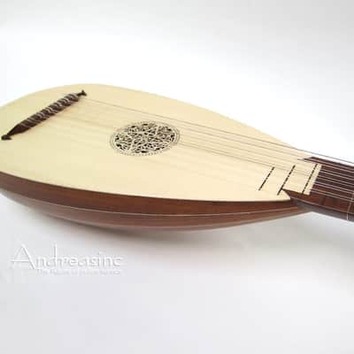 7-Course Travel Lute, Sheesham w/ Padded Gig Bag image 3