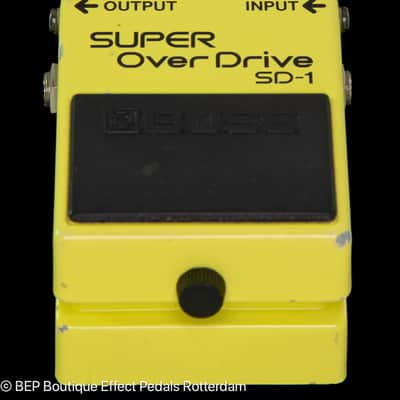 Boss SD-1 SUPER Overdrive 1985 s/n 561800 Japan as used by The Edge of U2 image 8