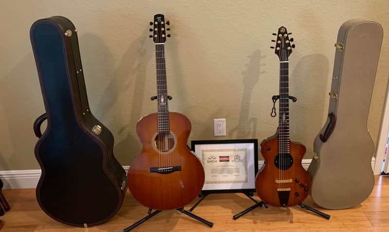 Rick Turner & Santa Cruz  Legends In Luthierie Model 1 & FS NC Acoustic  2020 Natural image 1
