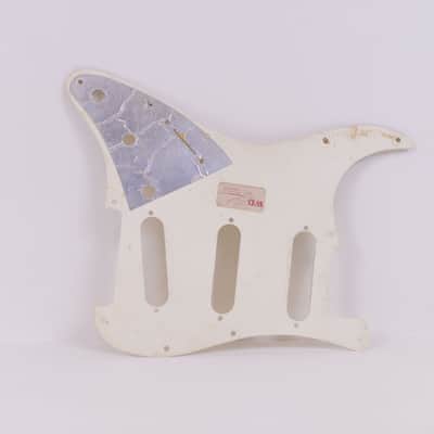 1970's Vintage WD Music 3 Ply Stratocaster White Pearloid SSS Pickguard ~MINT~ Pearl Fender Strat Guitar image 4