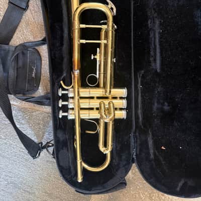 Trumpet with case and  mouthpiece image 1