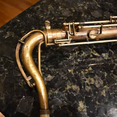 Pierret Super "Artiste" Tenor 1953-1958 Dark Vintage Brass Saxophone image 5