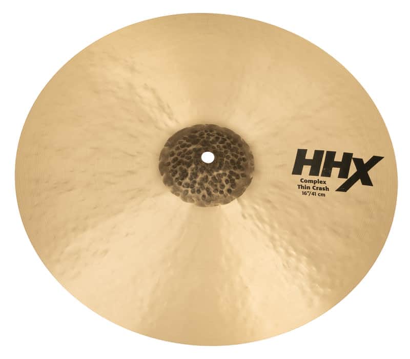 Sabian 16" HHX Complex Thin Crash Cymbal 2019 - Present - Natural image 1
