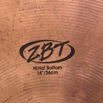 Zildjian ZBT 14" Bottom Hat Cymbal 1000 Grams image 3