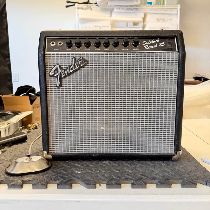 Fender Sidekick Reverb 25 Amplifier Blackface Vintage ba6501 image 1