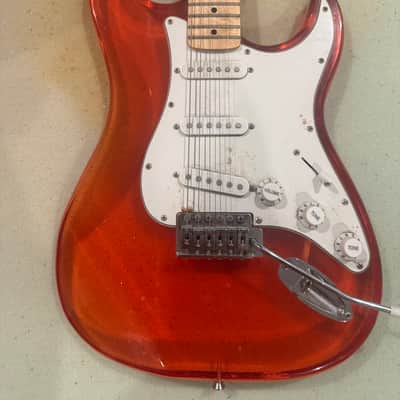 Custom Stratocaster 2011 - Transparent Red image 3