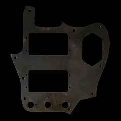 Made-to-Order - Statuary Bronze Brass - Wide Range Humbucker USA Jaguar AVRI 60s Pickguard Scratchplate for Fender image 1
