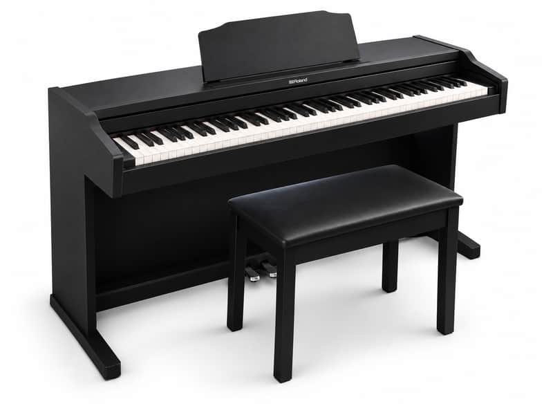 Roland RP102 88-Key Digital Upright Piano 2017 (black) with bench image 1