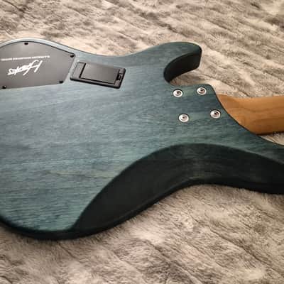 Bacchus Japan Tune-Up WL-524 H.J. FREAKS Signature - 24-Fret Jazz Bass - 5-String - Active / Passive - Natural Green image 11