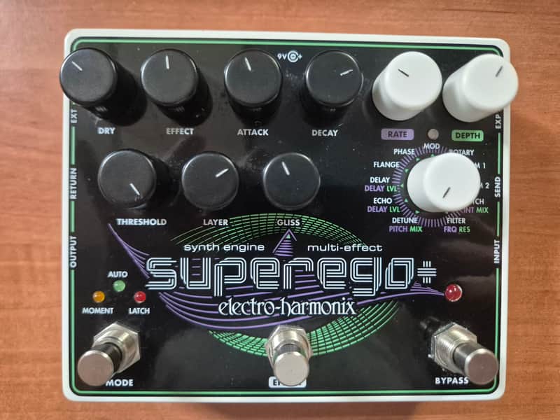Electro-Harmonix Superego Plus Synth Engine/Multi Effect 2017 - Present Black/Purple/Green image 1
