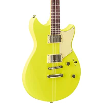 Mint Yamaha Revstar Element RSE20 Chambered Electric Guitar - Neon Yellow image 3
