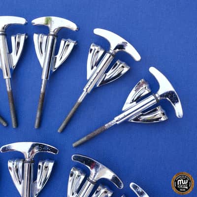 Ludwig Super Classic Vistalite Clawhooks Claws T-rods Pack Of 10 VG Vintage NO.1 image 5