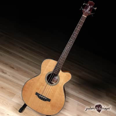 Takamine GB30CE Acoustic/Electric Bass Guitar – Natural image 1
