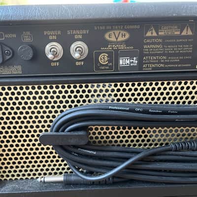 EVH 5150 III S EL34 3-Channel 50-Watt 1x12" Guitar Combo 2019 - Present - Black image 14