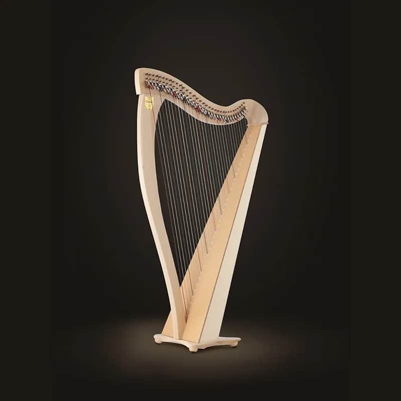 Lyon & Healy Drake - Student Lever Harp - Natural image 1