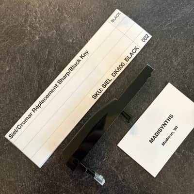 ORIGINAL Fatar Replacement SHARP/BLACK Key for Siel DK-600/Opera, DK-700, DK-80; Crumar Bit One, Bit 99 image 2