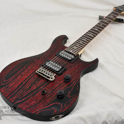 PRS SE Swamp Ash CE 24 Sandblasted Limited Edition - Red (s/n: 5111) image 8