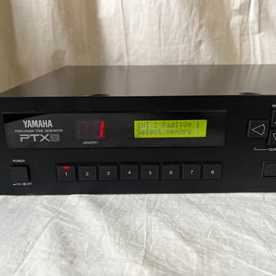 YAMAHA PTX8 PERCUSSION TONE GENERATOR drum synth New internal battery!! image 3