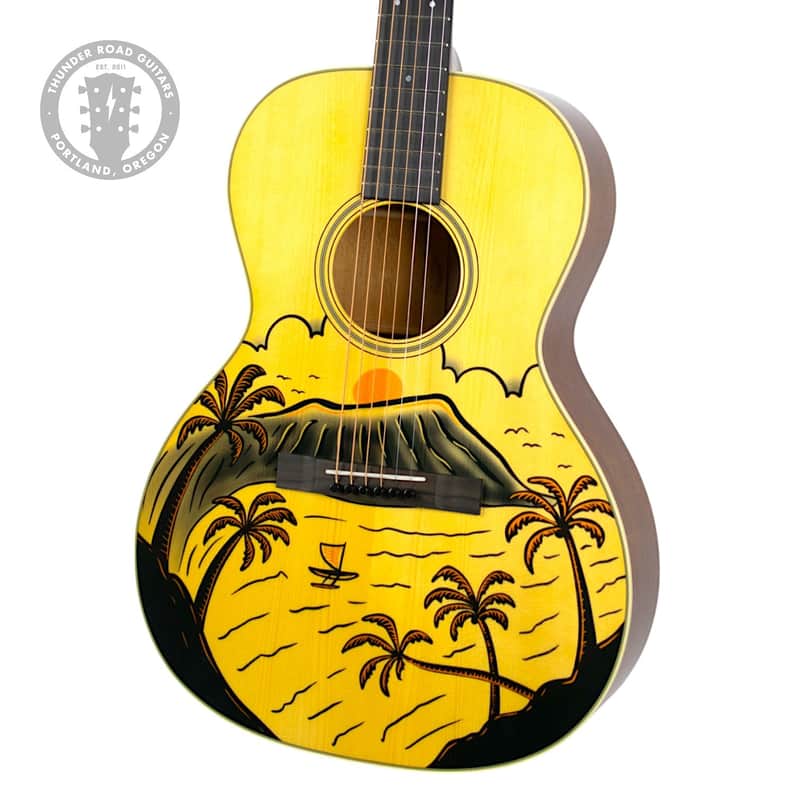 New Martin Custom Shop 00-Style 14 Fret Tropical Sunset #2953672 image 1
