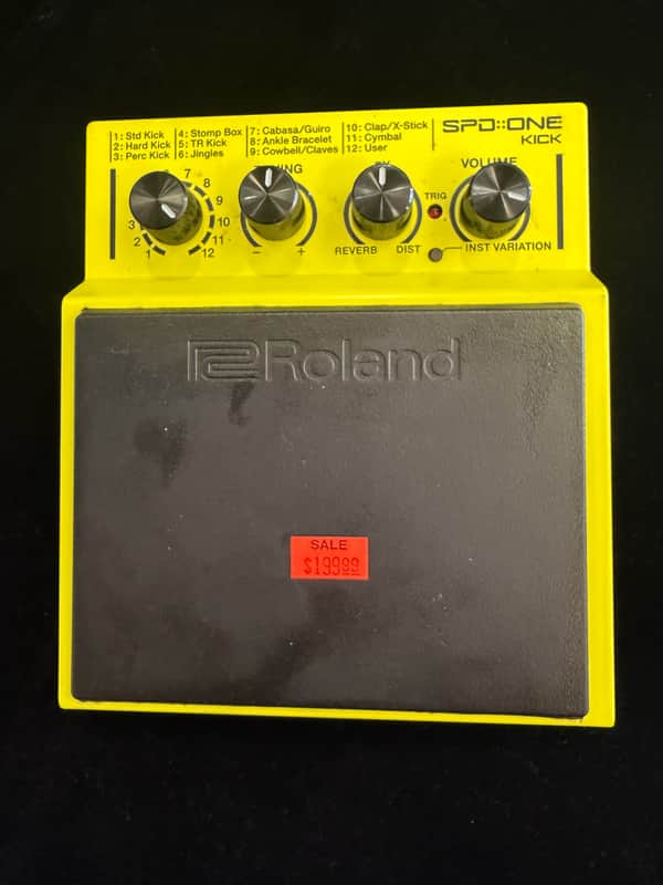 Roland SPD::One Kick Digital Percussion Pad 2010s - Yellow image 1