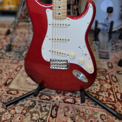 Modified Fender Jimmy Vaughn Stratocaster W/ Classic Vibe MX Neck - Candy Apple Red Incl HSC (C016-12) image 4