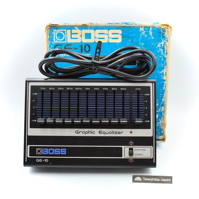 Boss GE-10 Graphic Equalizer With Original Box Made in Japan