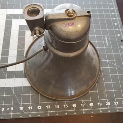 University 10" 30 Watt 8 Ohm Horn PA outdoor waterproof speaker driver IB-A8 1970s - Grey aluminum image 3