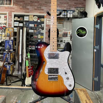 Fender Classic Series 72 Telecaster Thinline 2015 - 3 Tone Sunburst image 1