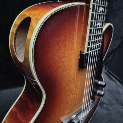 2003 Victor Baker Model 17 7-string electric archtop guitar w/OHSC image 15