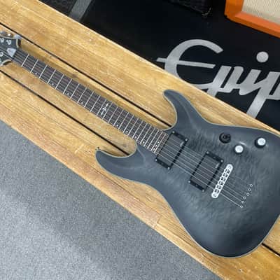 Schecter Diamond Series C-1 Platinum - Trans Black image 1