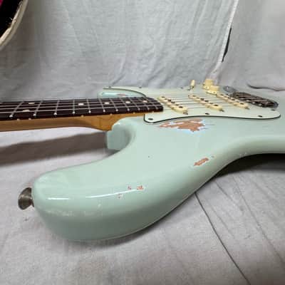 Fender USA Custom Shop Limited Edition WW10-'59 Wildwood 10-59 Stratocaster Relic Guitar with Case 2008 - Faded Sonic Blue / Brazilian Rosewood fingerboard image 21