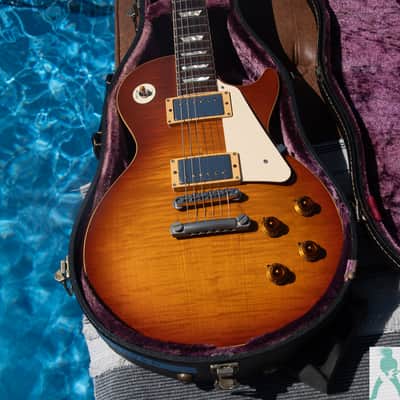 1990 Greco "Mint Collection" EG59-60 1958-59 Les Paul Standard Copy  - Vintage SunBurst - Made in Japan (FujiGen) - Pro Set-Up w Perfect Frets/Action/Intonation image 2