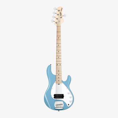 Sterling by Music Man Stingray Ray5 Bass Guitar - Chopper Blue image 3