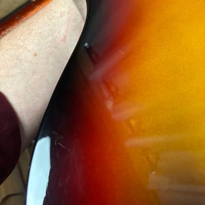 2024 Fender American Vintage II 1972 Tele Thinline 3-Color Sunburst w/case image 16