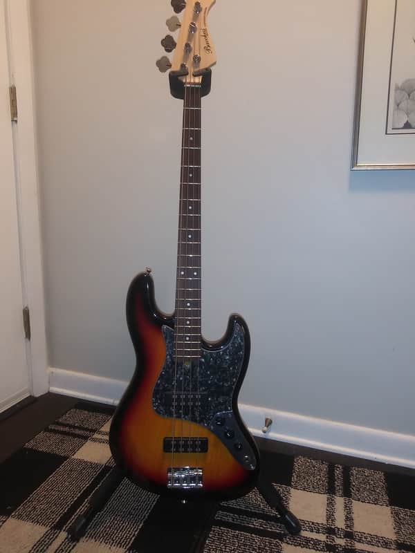 Bacchus BJB Jazz Bass w/Dual Humbucker Sunburst 9 lbs image 1