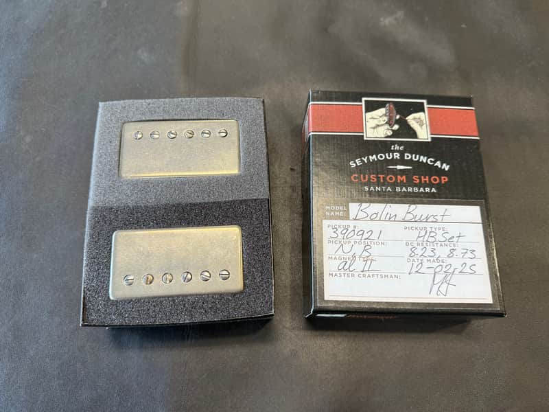 Seymour Duncan Joe Bonamassa Signature "Bolin Burst" Humbucker Pickup Set - Aged Nickel - New! image 1