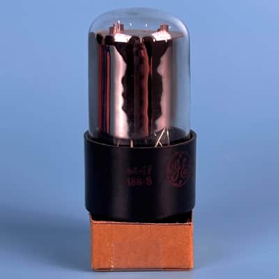1964 General Electric 6SN7GT Vintage Gray Plated Vacuum Tube! Tests Good! T574 image 5
