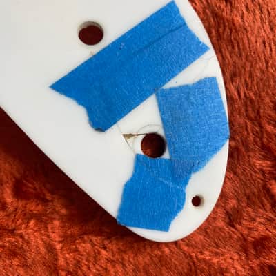 VTG Rickenbacker 3000 jetglo bass Pickguard 1970s - White image 3