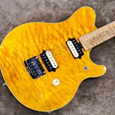 Music Man Eddie Van Halen STD TG - Translucent Gold hardtail -1995- So rare!! with original H.C image 3