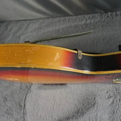 Firstman Semi Hollow Body 1960s rare - Sunburst Japan image 14