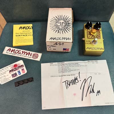 Analogman Sun Face LG - Germanium Fuzz w/Sun Dial Knob and LED image 1